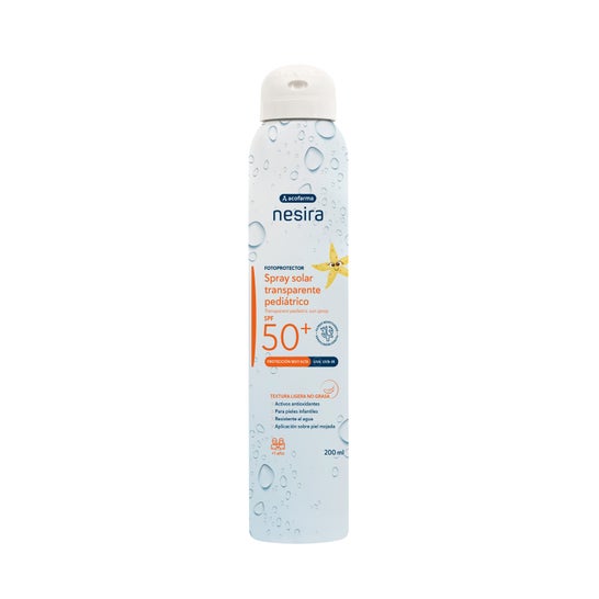 Nesira Spray Solar Transparente Pediátrico SPF50+ 200ml