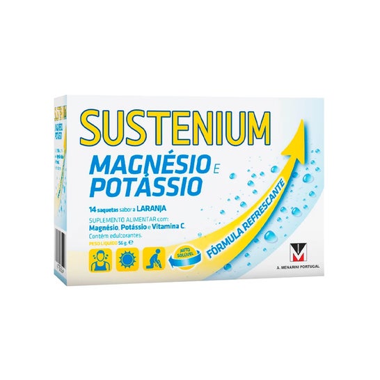 Menarini Sustenium Magnésio e Potássio 14 Saquetas