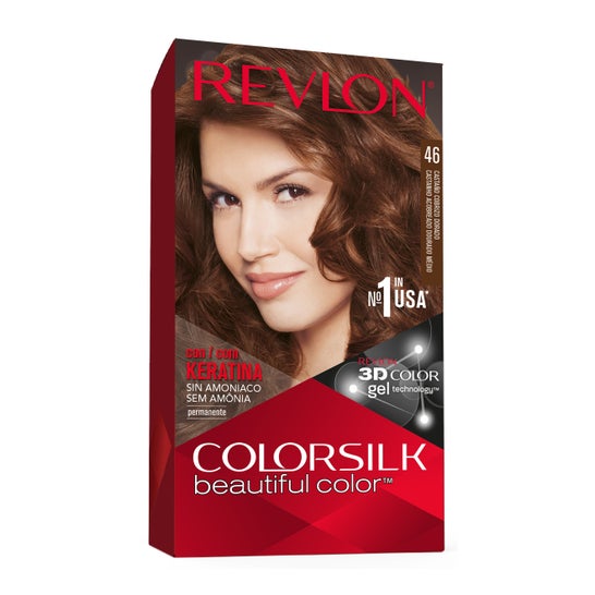 Kit Revlon Colorsilk 46 Golden Auburn Colorsilk