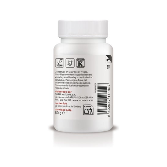 Soria Natural Hierro + Vitamina C 60comp