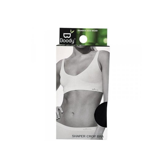 Boody Top Deporte Negro Talla M 1 Par