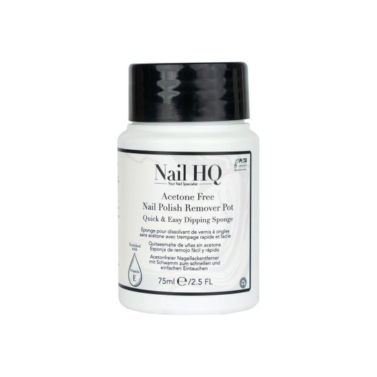 Nail HQ Acetone Free Nail Polish Remover Sponge 75ml