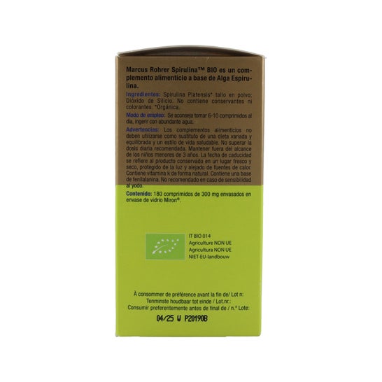 Marcus Rohrer Bio Spirulina 180comp