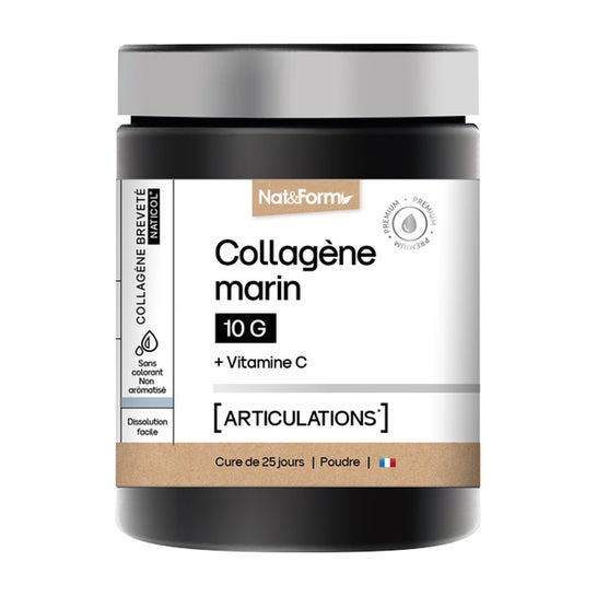 Nat & Form Collagène Marin 10g + Vitamine C 252g