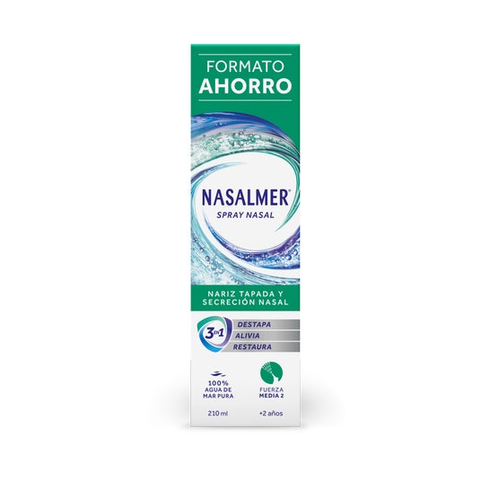 Nasalmer Spray Nasal 3en1 Force Moyenne 2 210ml
