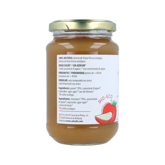 Marmelade de pommes sans sucre Cal Valls Eco 370 g