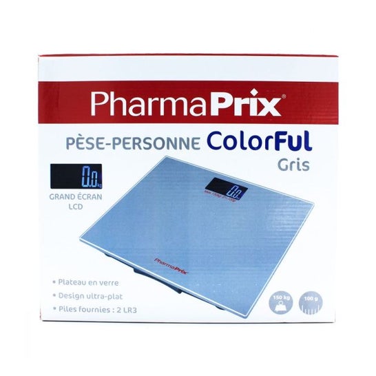 Pharmaprix Pèse Personne Colorful Gris 1ut