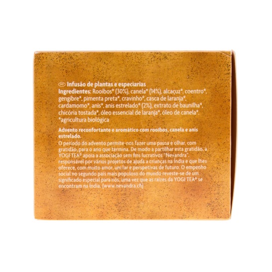 Yogi Tea Infusion Ayurvédique Christmas Tea Bio 17 sachets de 2,2g