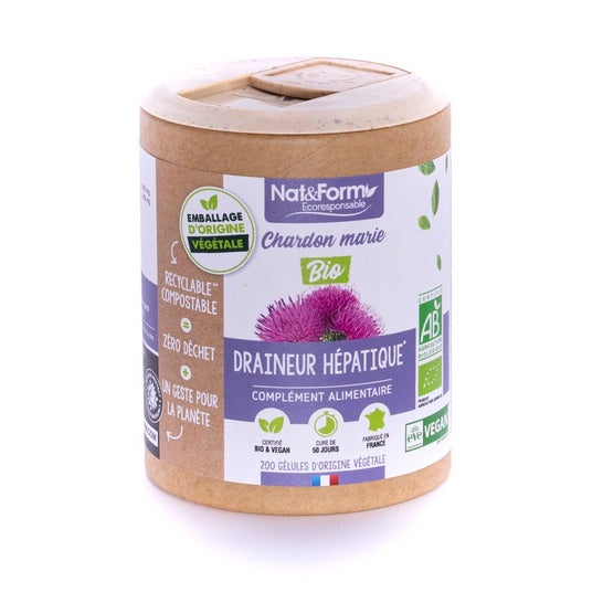 Nat&Form Eco Chardon Marie 60 Gélules