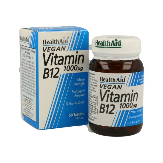 HealthAid Vitamine B12 1 000 Ui 50comp