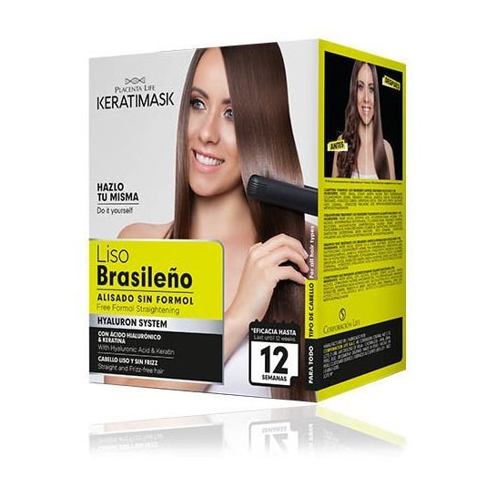 Be Natural Brazilian Keratimask Kit de lissage sans formaldéhyde