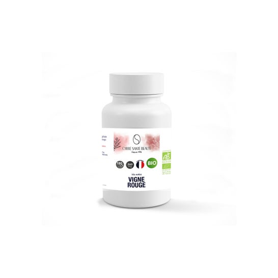 Carré Santé Beauté Vigne Rouge 260mg 180 Gélules