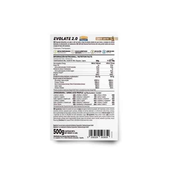 HSN Evolate 2.0 Whey Isolate CFM Café con Leche 500g