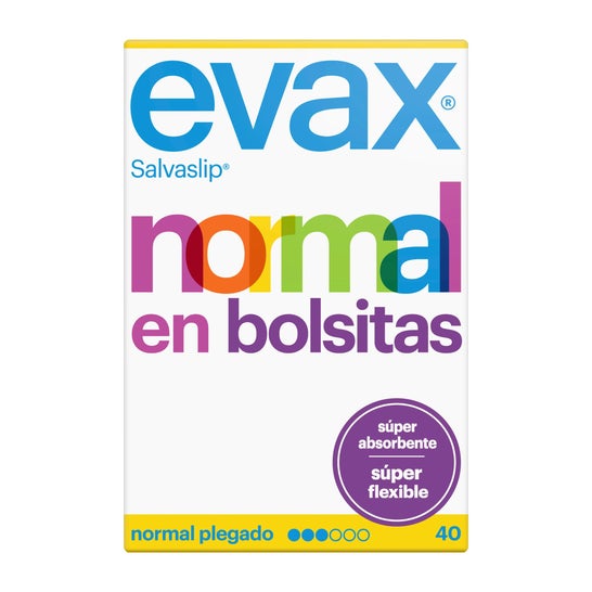 Evax Salvaslip Normal Dans Sacs Super Absorbant 40 pcs