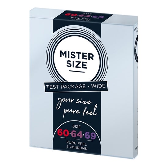 Mister Size Pure Feel Préservatif Extra Fin 53-57-60mm 3uts