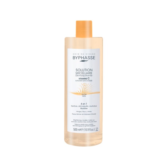 Byphasse Solution Micellaire Démaquillante Vit C Glow Skin 500 ml