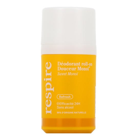 Respire Déodorant Roll-On Douceur Monoï 24h 50 ml