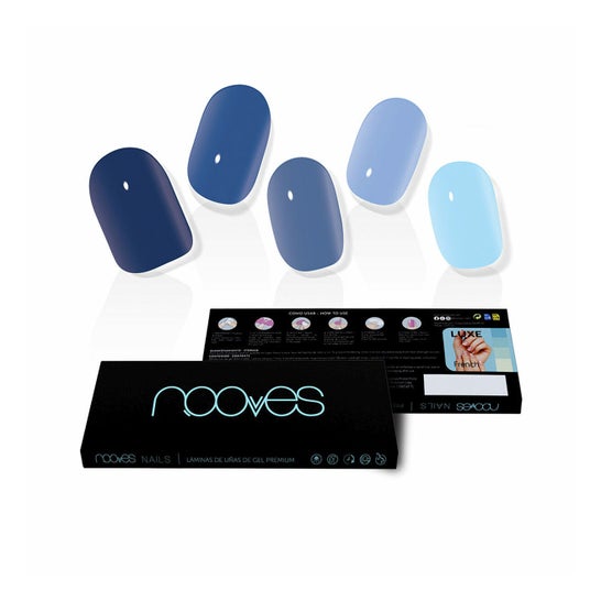 Nooves Melancholic Heart Premium Luxe Feuille Ongles Solid 20uts
