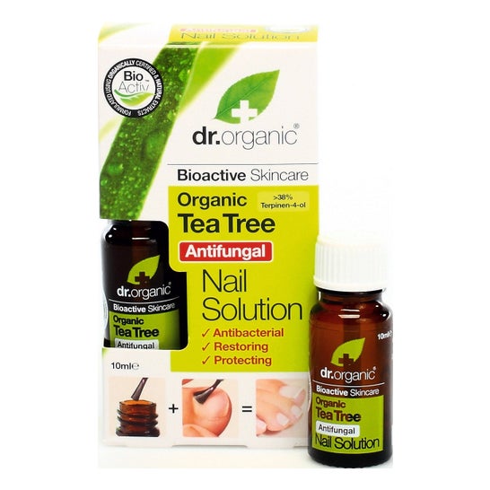 Dr.organic Tea Tree Solución Uñas 10ml *