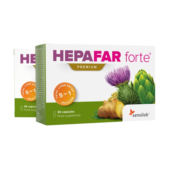 Sensilab Hepafar Forte Premium 2x30 Capsules
