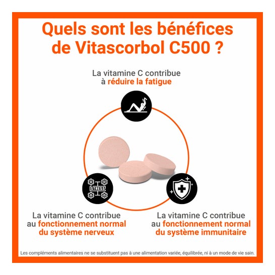Vitascorbol C500 24 Comprimés