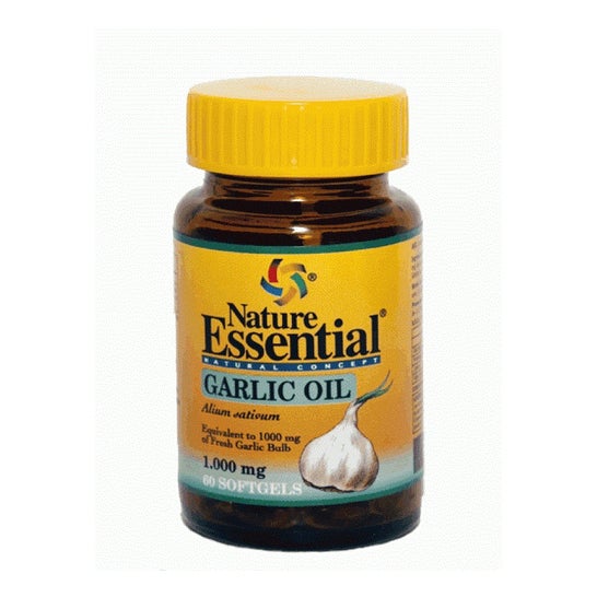 Nature Essential Garlic 1000mg. 60 Perles. (huile d'ail).