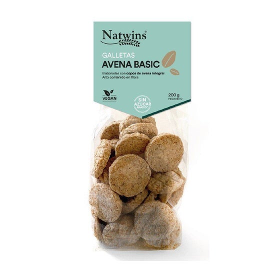 Natwins Biscuits Avoine Basic Bio 200g