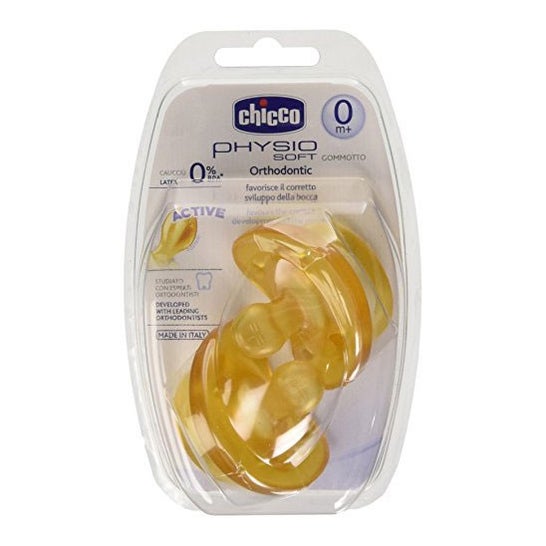 Chicco Set Physio Soft Sucette Anatomique Silicone +0m 2uts