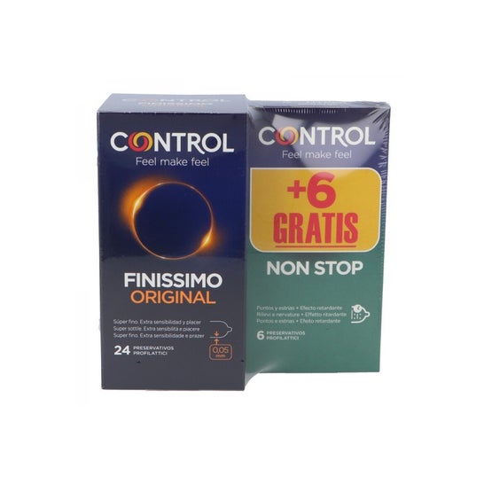 Control Finissimo + Non Stop Prservatif 30uts