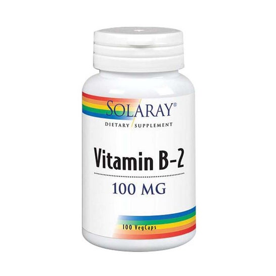 Solaray Vitamine B2 100mg 100caps