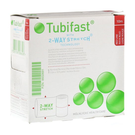 Tubifast 2Way Stretch Rouge Circulaire 1ut