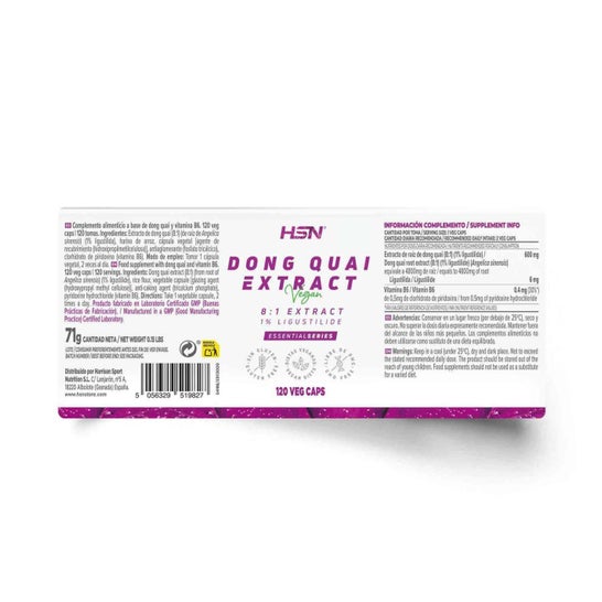 HSN Extracto de Dong Quai 8:1 300mg 120vcaps