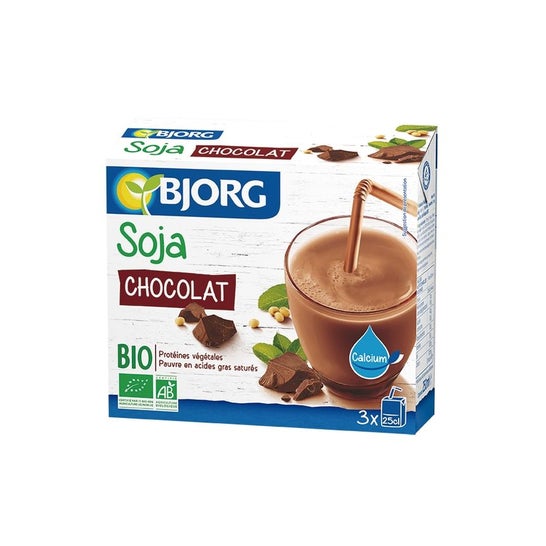 Bjorg Boisson Mini Soja Chocolat Bio 3x250ml