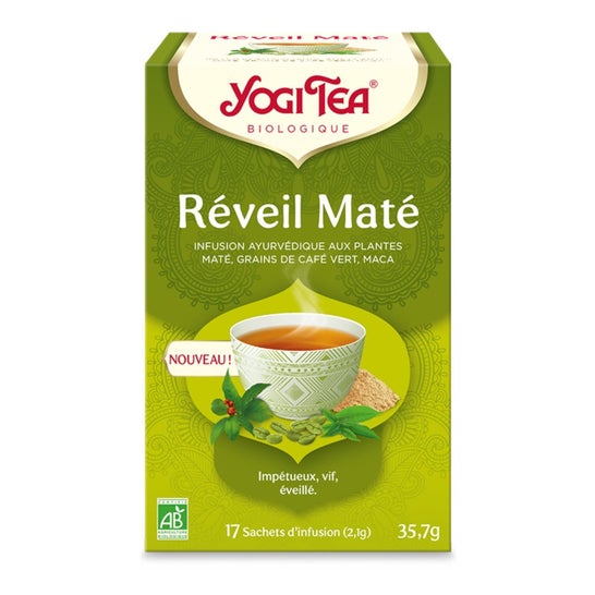 Yogi Tea Réveil Maté Bio 17 Sachets