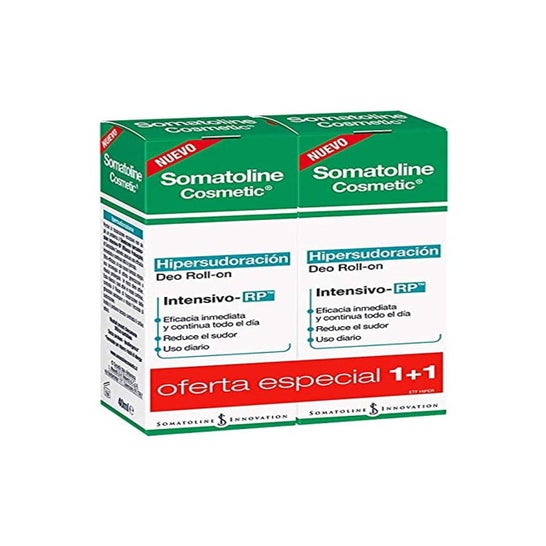 Somatoline® roll on déodorant roll on hyper transpiration 30ml+30ml