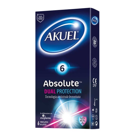 Akuel Absolute Dual Protection Preservativo 6uds