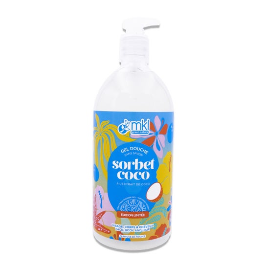 MKL Green Nature Gel Douche Sorbet Coco Sans Savon 1000 ml