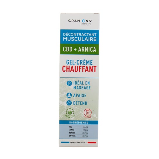Granions Décontractant Musculaire Gel-Crème Cbd Arnica 75ml