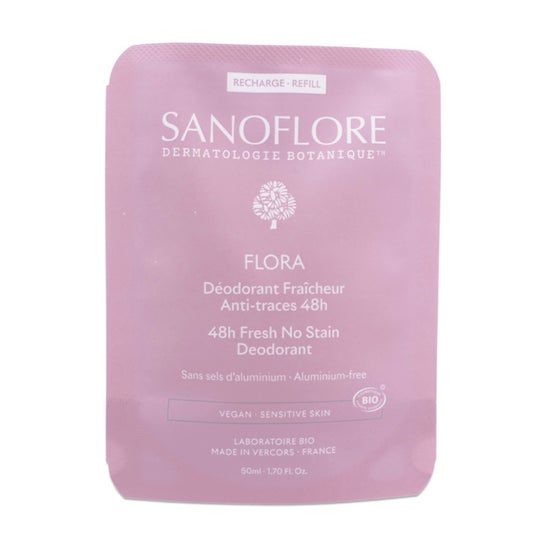 Sanoflore Recharge Déodorant Flora Roll-On 50 ml