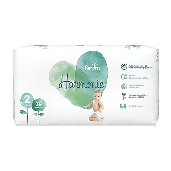 Pampers Harmonie T2 4-8kg 39 Couches