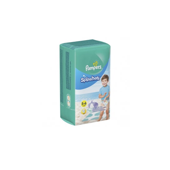 Pampers Splashers taille 5-6 +14kg 10 couches