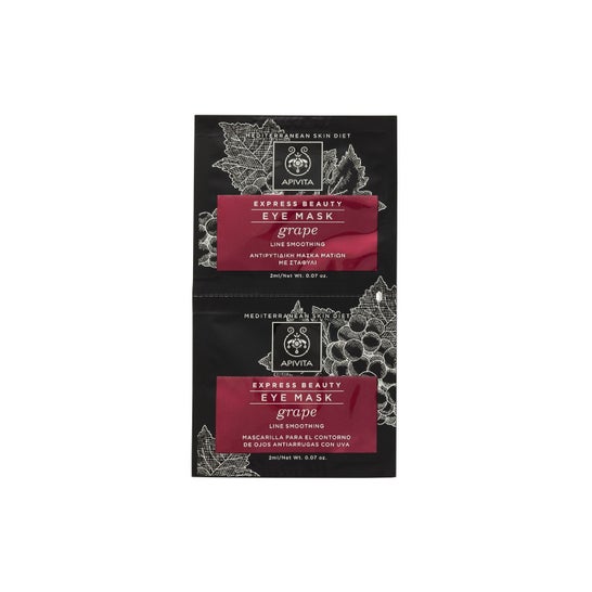 Apivita Express Mascarille du Visage Raisin 2x8ml