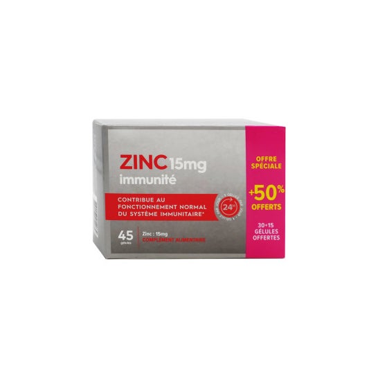 PharmaScience Zinc 30+15gélules