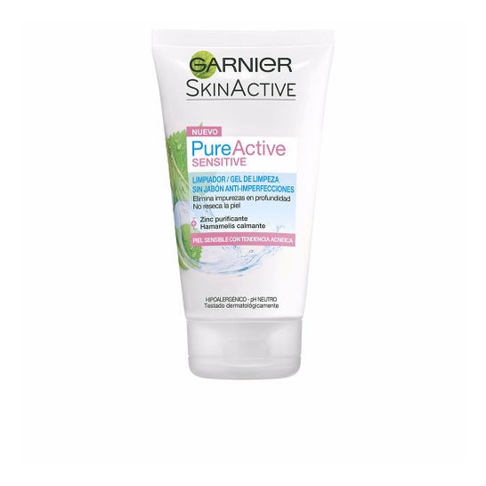 Garnier Pure Active Sensitive Skin Cleansing Gel 150ml
