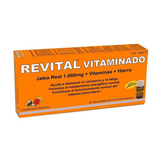 Revital Vitamine Gelée Royale 1000mg 20 ampères buvable