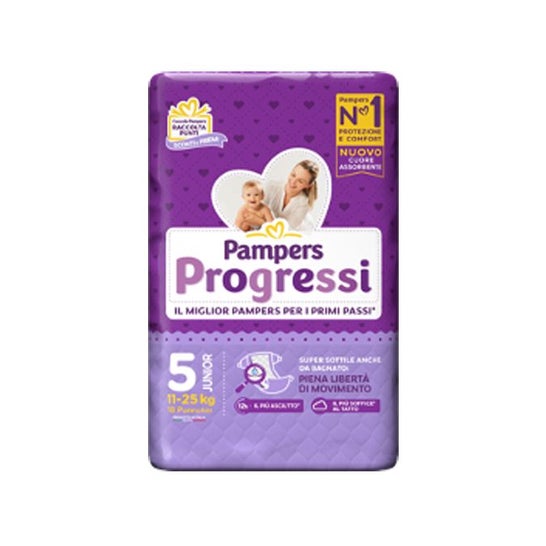Pampers Progressi Couches Junior 11-25kg 18uts
