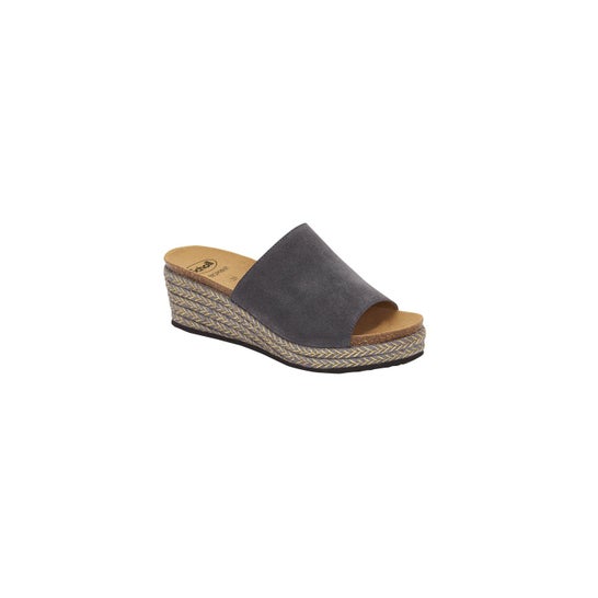 Scholl Malaga Suede Woman Anthracite Taille 37 1 Paire