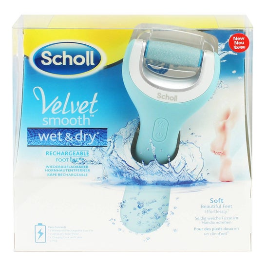 Scholl Velvet Smooth Râpe électrique Wet and Dry