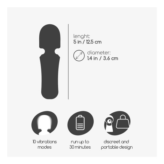Crushious Wanda Mini Baguette Rechargeable Terracotte 1 Unité