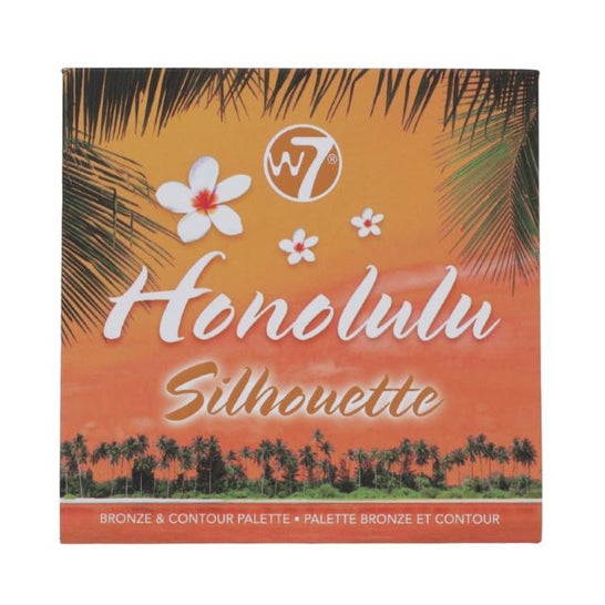 W7 Honolulu Silhouette Bronze & Contour Palette 1ut